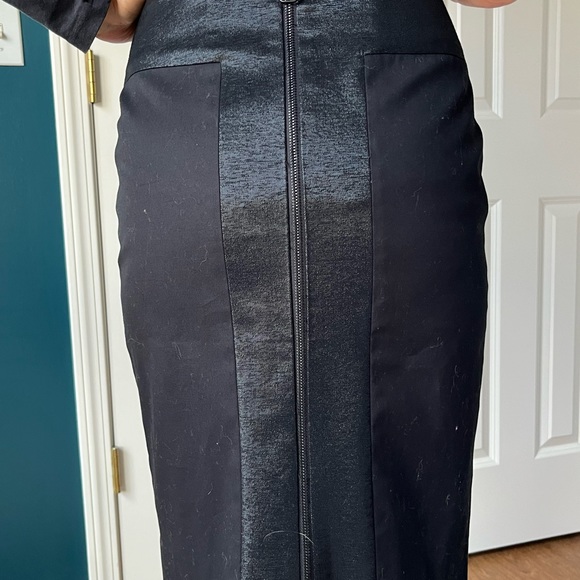 Rag & Bone Black Back Zip Pencil Skirt Size: 4 28 - Picture 5 of 9